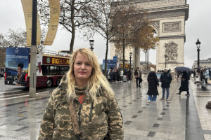 Аня Тату, бельгійка, військовослужбовиця 37 окремої бригади морської піхоти