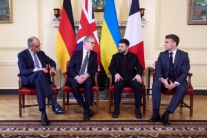 Зеленський, Стармер, Мерц і Макрон обговорили дипломатичну роботу зі США та узгодили спільну позицію