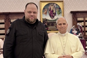 Стефанчук зустрівся у Ватикані з Папою Римським
