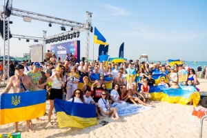Українські ветерани підкорили міжнародний заплив Oceanman в Дубаї