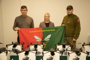 Вінниччина передала бійцям зенітного ракетного полку безпілотники на понад ₴1,44 мільйона