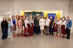 Перша леді Литви завітала на різдвяний захід в Українському центрі