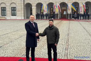 Зеленський прибув на зустріч із Навроцьким у Варшаві