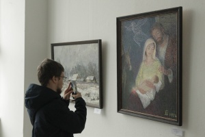 У центральному будинку художників відкрилася різдвяна виставка