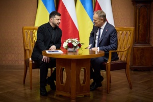 Зеленський і Туск обговорили зміцнення бойової авіації ЗСУ і спільне виробництво дронів