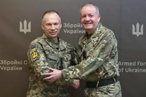Сирський обговорив з британською делегацією потреби ЗСУ в засобах ураження