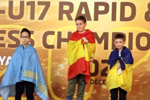 Дев'ятирічний Олександр Савчук - бронзовий призер ЧС з шахів (бліц)