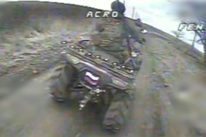 Border guards show how they destroy enemy armored vehicles on outskirts of Kostiantynivka 