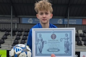 11-річний українець - рекордсмен світу із жонглювання футбольним м'ячем