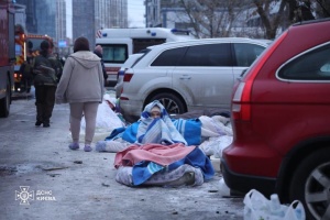 У Києві внаслідок російської атаки пошкоджений корпус одного з міністерств