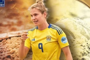 Юлія Костюк - найкраща гравчиня українського пляжного футболу 2025 року
