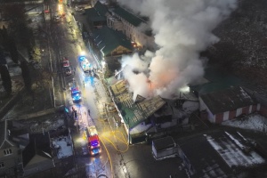 У Житомирі ліквідували масштабну пожежу