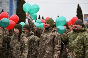 Львівські прикордонники організували новорічний флешмоб