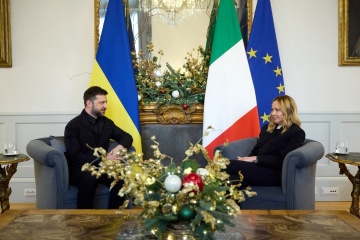 Zełenski opowiedział o pracy ukraińskiego zespołu negocjacyjnego na spotkaniu z Meloni