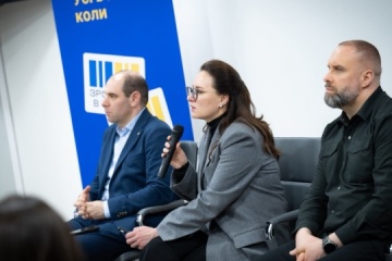 La Première ministre ukrainienne rencontre les entrepreneurs de la région de Kharkiv