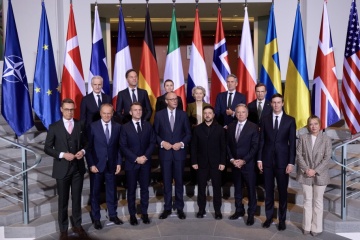 欧州諸国とＥＵ幹部がウクライナの平和達成につき共同声明発出