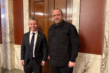 Умєров обговорив із міністром оборони Швеції посилення оборонних спроможностей України