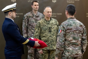 Le général Syrskyi a discuté du renforcement de la coopération avec la délégation française