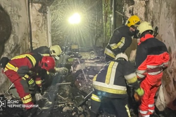 Загинула людина, дев’ятеро травмовані: у Чернігові завершили роботи у п’ятиповерхівці, яку атакував дрон РФ