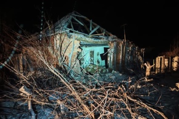 Russians strike Sloviansk with guided aerial bombs at night, damaging dozens of houses and causing injuries