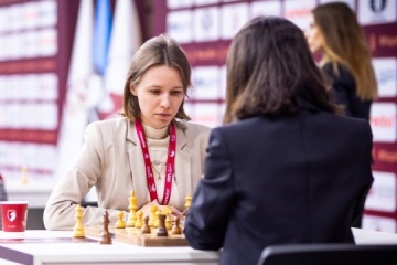 Шахістка Марія Музичук залишається непереможеною на ЧС-2025 з рапіду