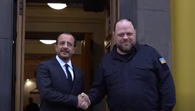 Стефанчук зустрівся в Києві з президентом Кіпру