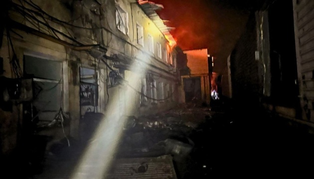 Russische Besatzungstruppen griffen Fastiw erneut mit Drohnen an