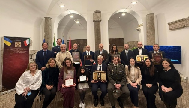 В Римі вручили «Орден Святого Пантелеймона» за допомогу Україні в медичній галузі