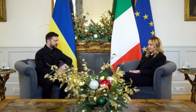 Зеленський на зустрічі з Мелоні розповів про роботу української переговорної команди