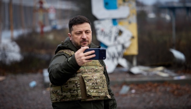 Zelensky visita Kúpiansk
