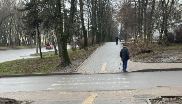 У Тернополі облаштували безбар’єрний маршрут, який з'єднав ветеранські простори міста