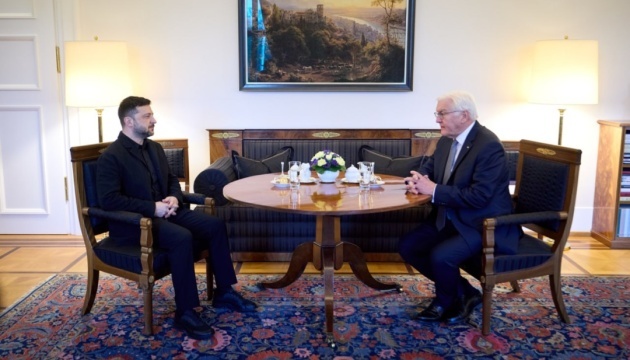 Zelensky trata el proceso de paz con Steinmeier en Berlín