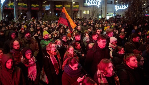 У Литві почався триденний протест на захист суспільного мовника