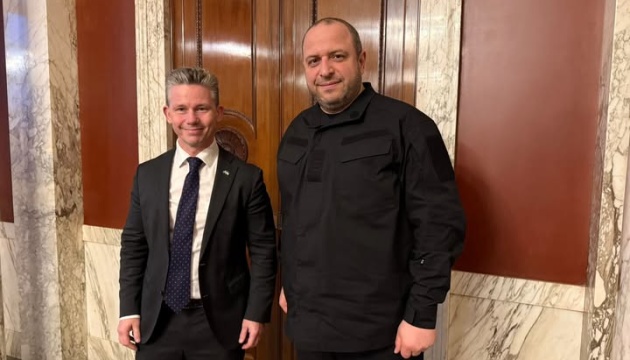 Умєров обговорив із міністром оборони Швеції посилення оборонних спроможностей України