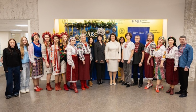 Перша леді Литви завітала на різдвяний захід в Українському центрі