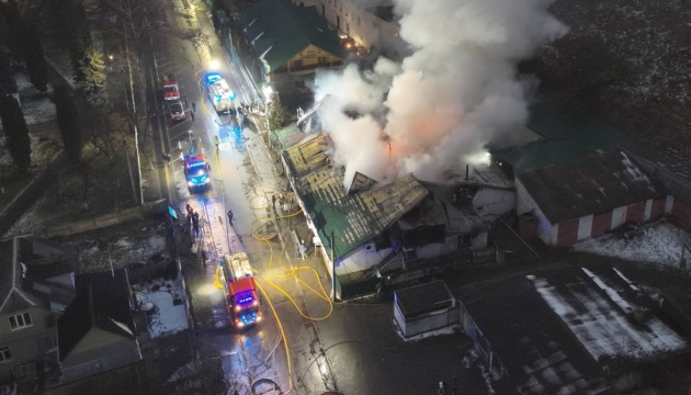 У Житомирі ліквідували масштабну пожежу