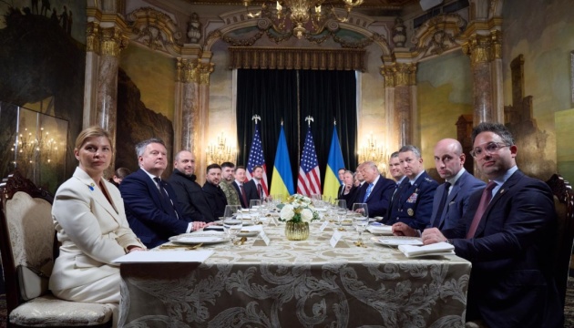 Broth, steak with French fries, and Trump cake: lunch menu of Ukrainian and US presidents revealed