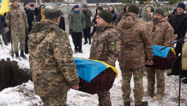 На Тернопільщині перепоховали останки двох воїнів УПА, загиблих у бою з НКВС