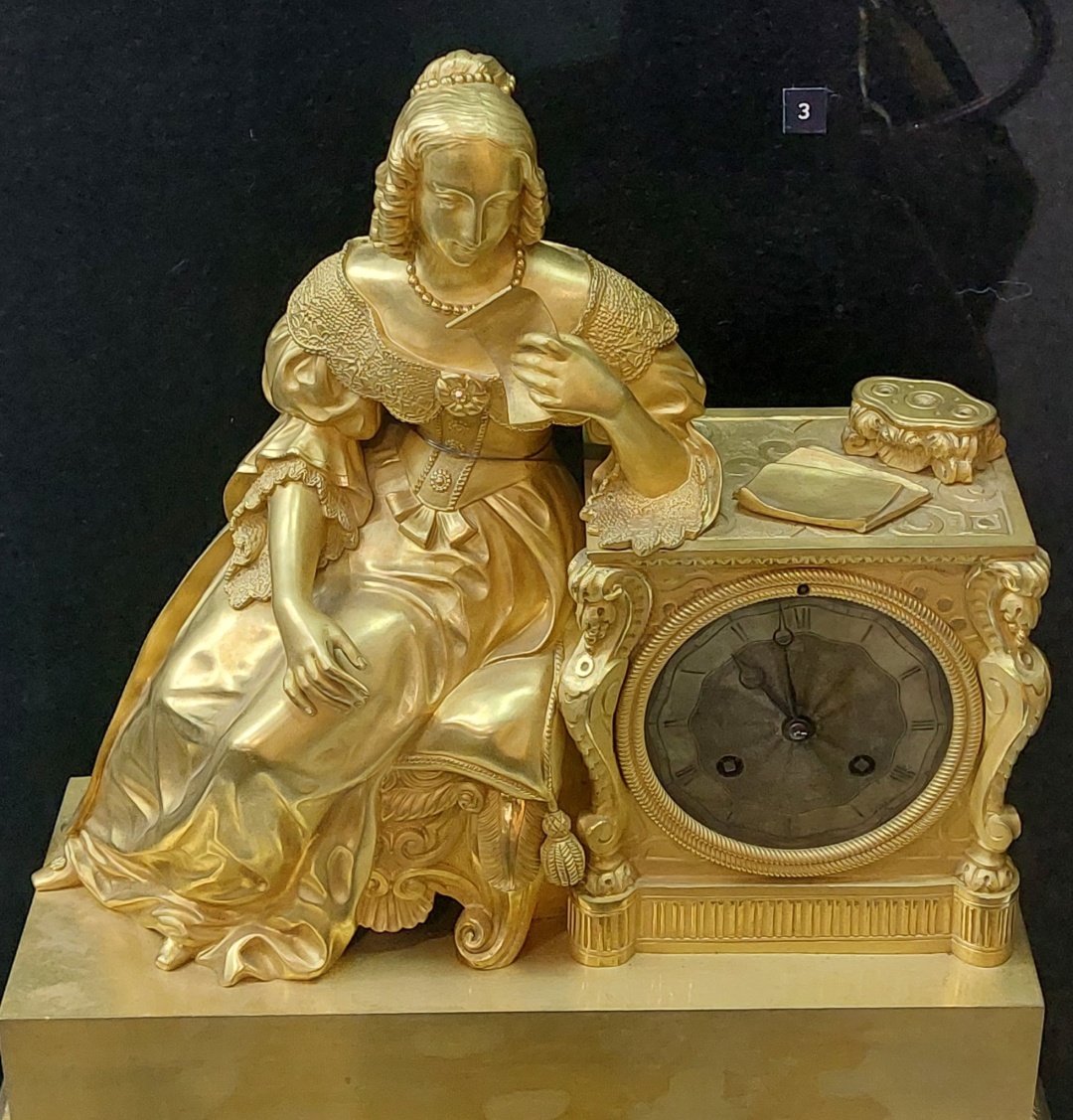 Годинник настільний. ХІХ ст. Франція. Колекція подарунків В. Януковича. Національний музей історії України.