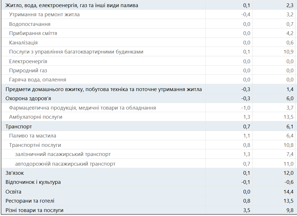 Інфляція в Україні торік зменшилася до 8% - як змінилися ціни на товари та послуги