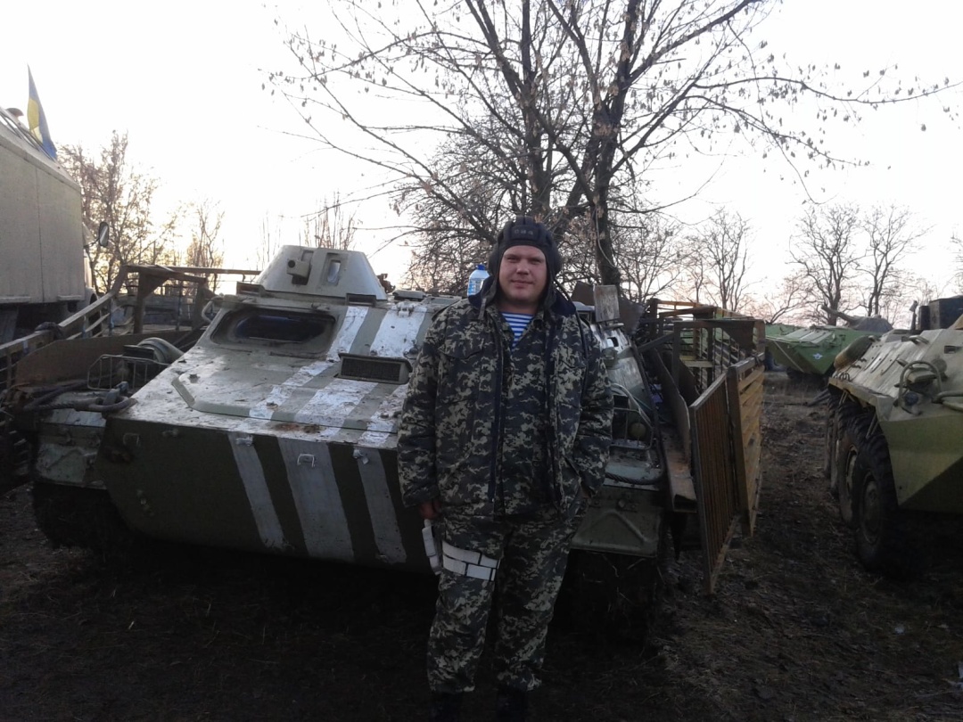 Старшина Віталій Гнатенко. Водяне, листопад 2014 року.