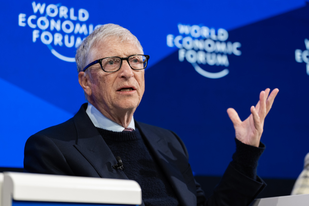 Білл Гейтс / Фото: World Economic Forum / Jakob Polacsek