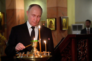 Путін під час церковної служби заявив, що російські військові виконують «святу місію» в Україні - ЦПД