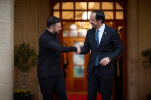 Санкції позбавляють Росію ресурсів для війни - Зеленський на відкритті головування Кіпру в Раді ЄС