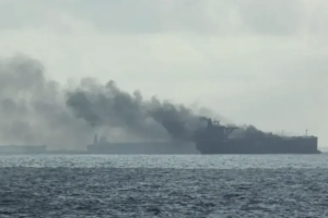 У Чорному морі зазнав дронової атаки нафтовий танкер, який прямував до РФ