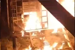 Партизани спалили вишку зв'язку військового підрозділу ППО у Московській області