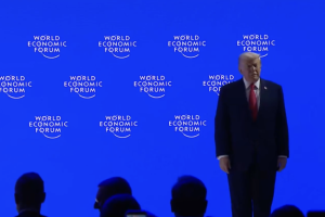 Trump arrives at Davos forum