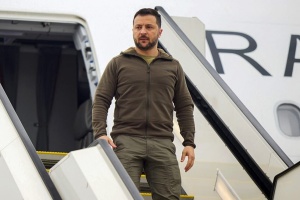 Zelensky arrives in Lithuania to participate in events marking anniversary of January Uprising