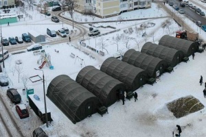 На Троєщині у Києві розгорнули два наметові містечка - МВС