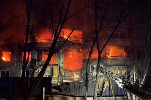 Внаслідок нічної дронової атаки на Одесу троє постраждалих, цивільна інфраструктура зазнала руйнувань